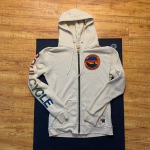 Cream Aviator Nation SoulCycle Zip Up Hoodie